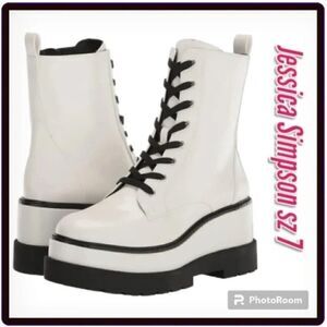 Jessica Simpson Imelda Platform Combat Boot - new in box - 7 ($180)